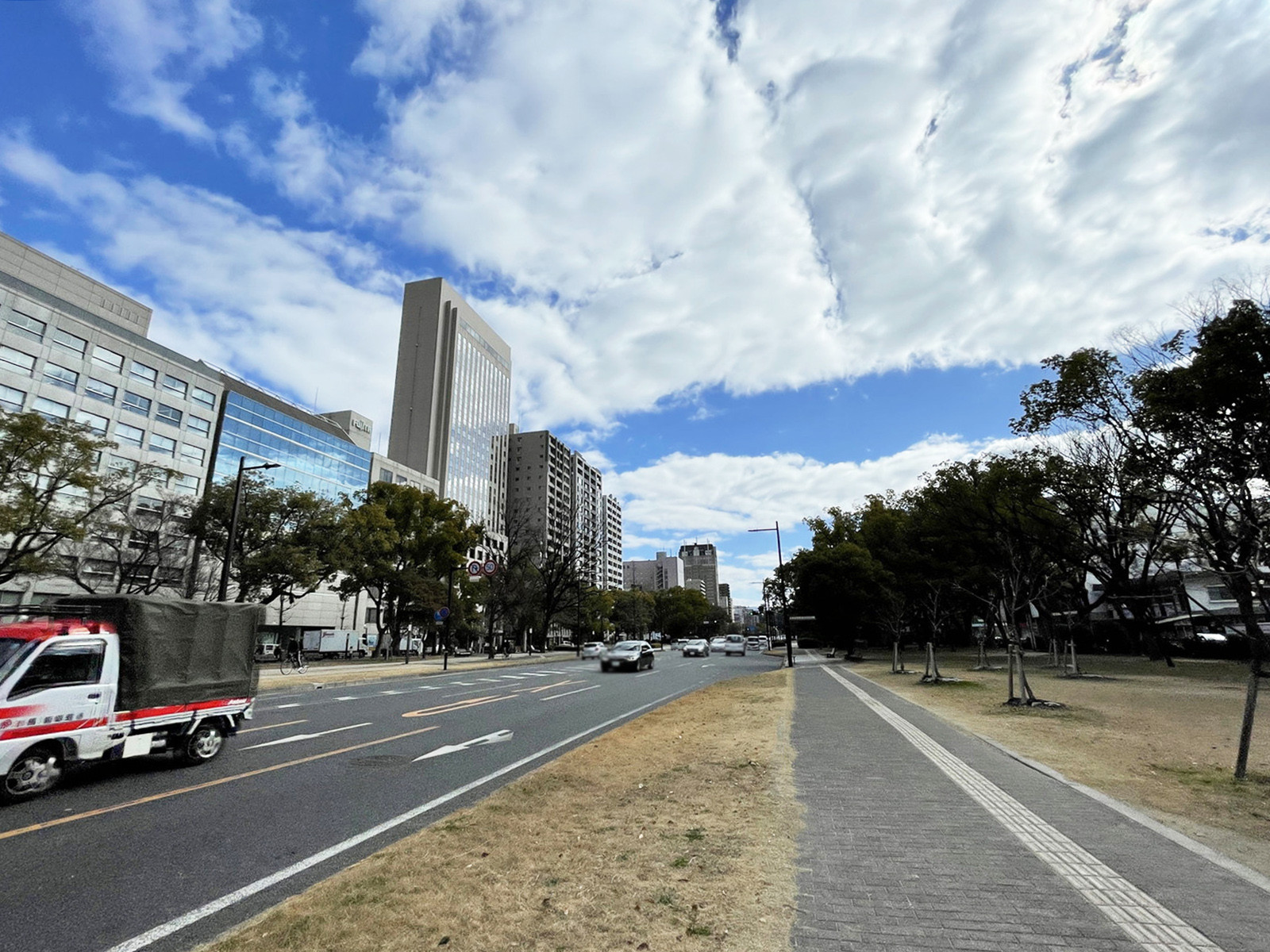 近くの平和大通り