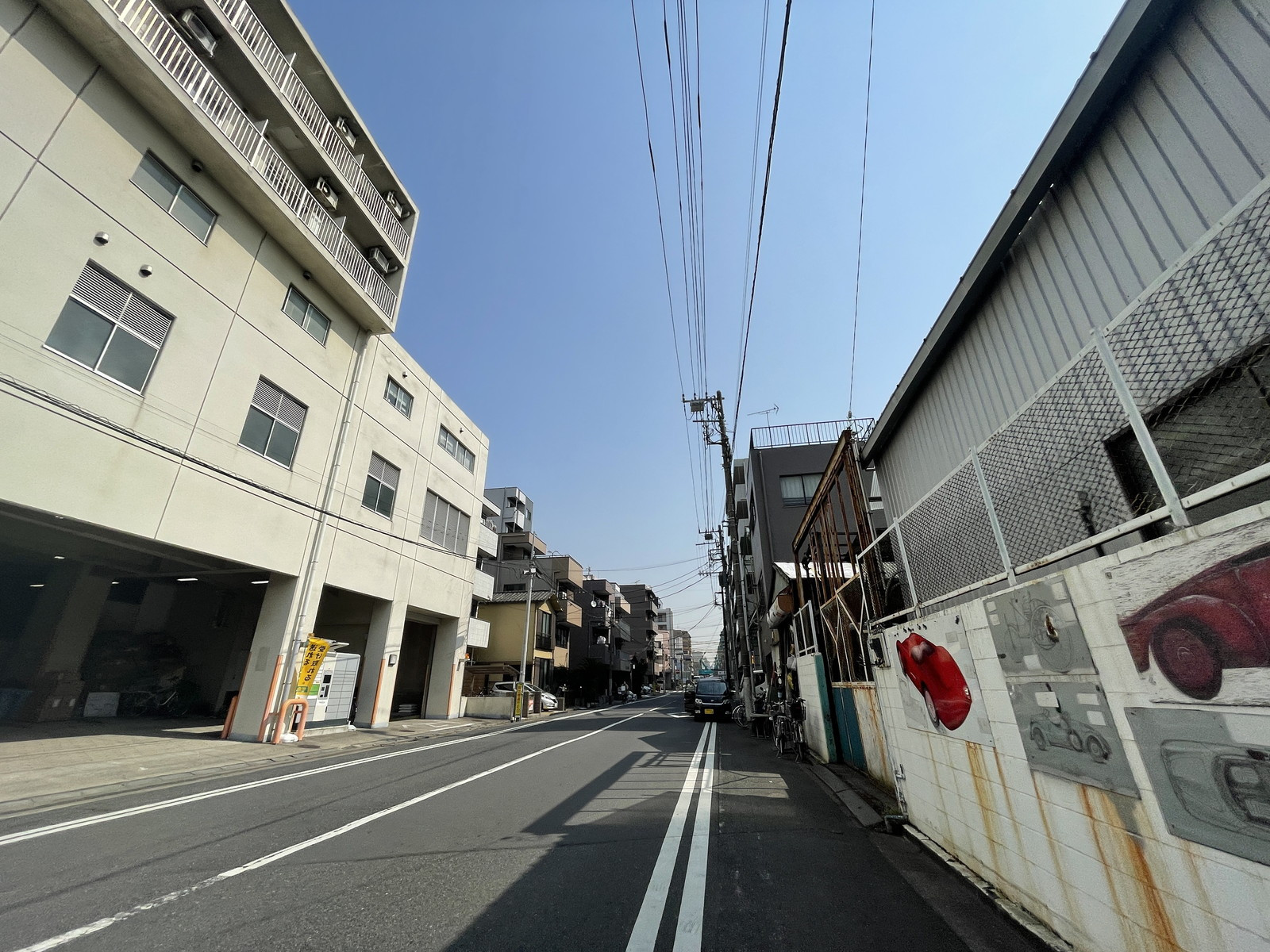 周辺は落ち着いたエリア