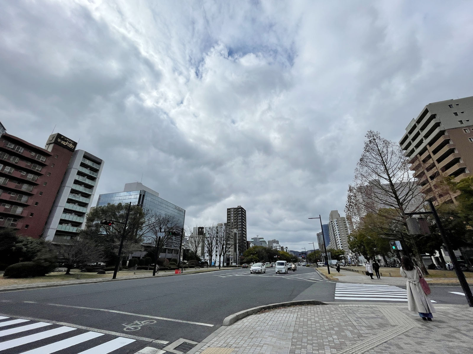 アーバンルーム平和大通り前面の通り