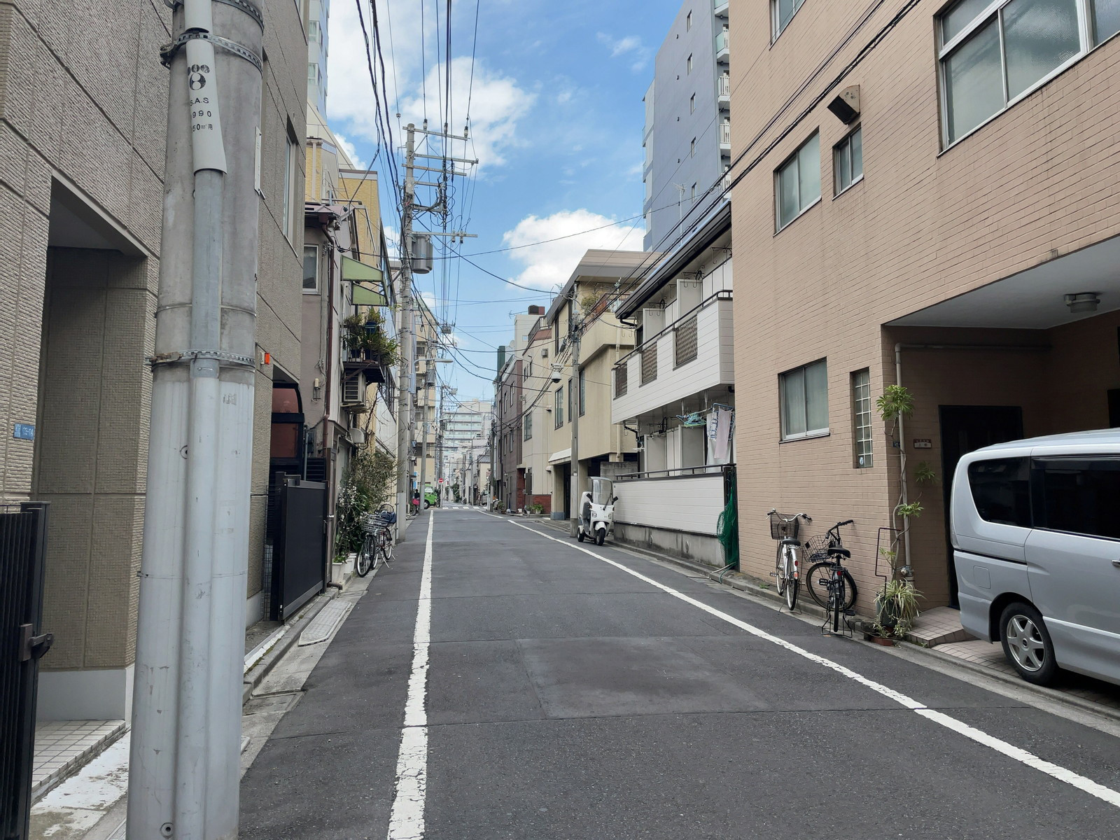 マンションK’s前面の通り