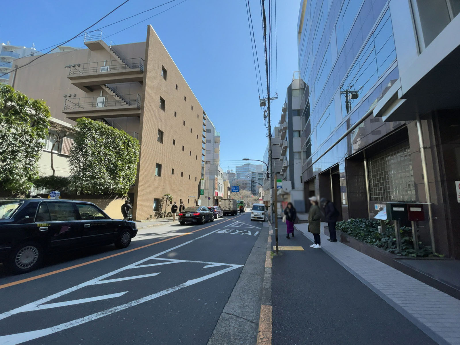 千代田ビル前面の通り