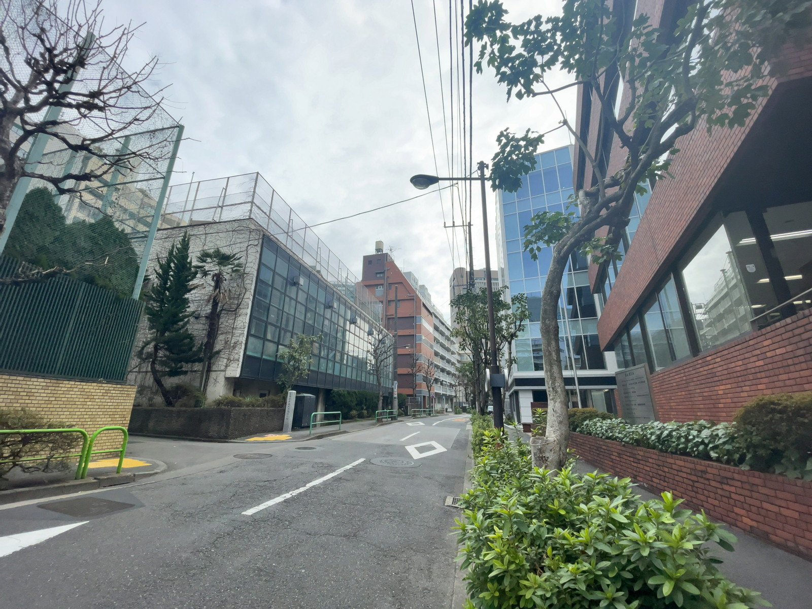 A&Xビル前面の通り