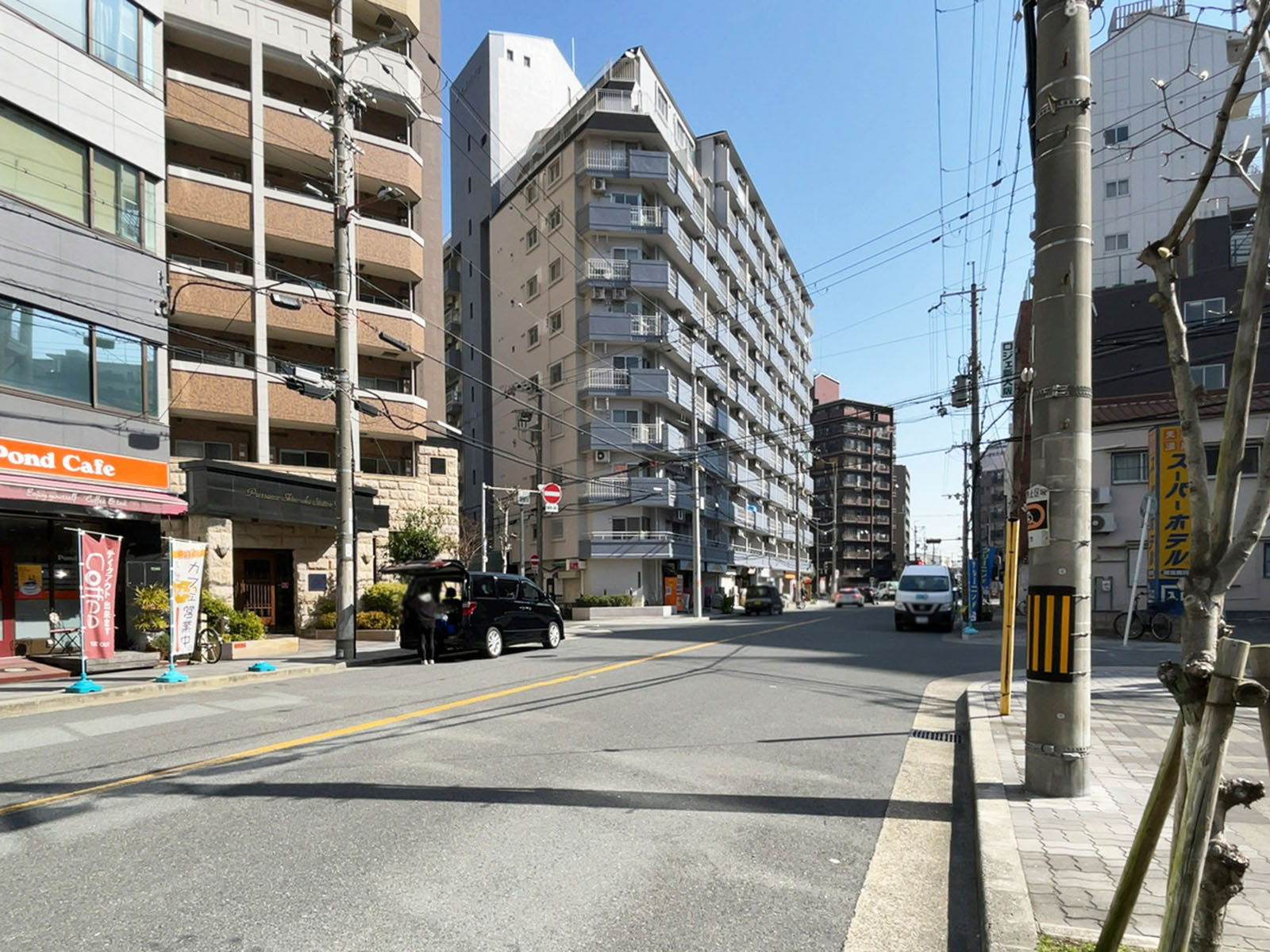 新大阪ビル東館前面の通り