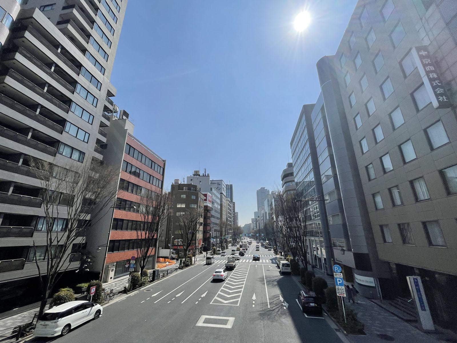 付近の清洲橋通り