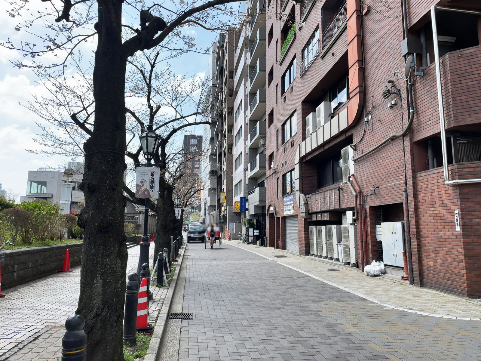 コーポ花川戸／コーポハヤカワ前面の助六夢通り