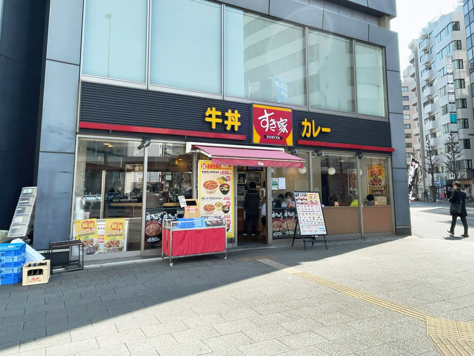 徒歩3分のすき家 秋葉原駅岩本町店