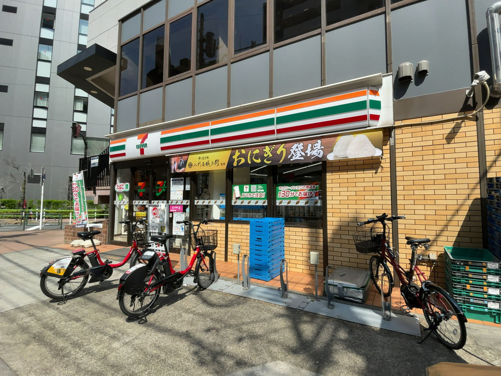 徒歩1分のセブンイレブン 芝浦3丁目店