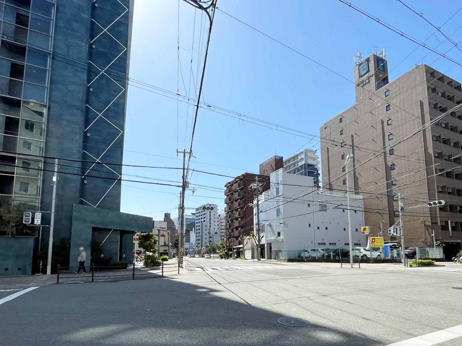 アネックス新大阪前面の通り