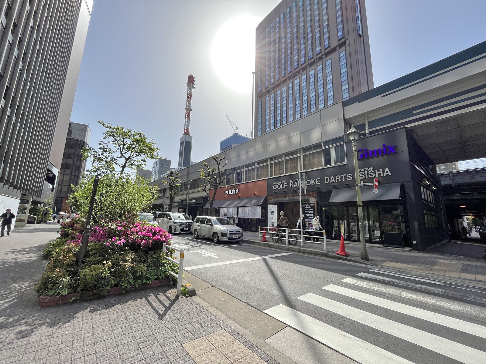 Daiwa銀座ビル前面通り