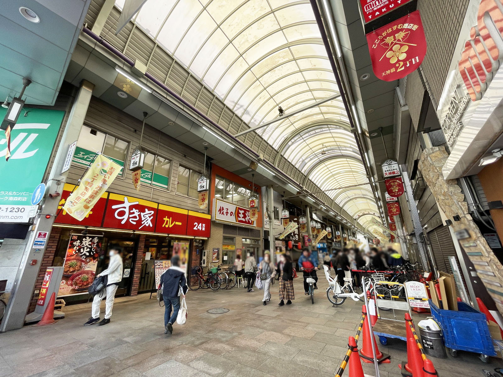 至近の天神橋筋商店街