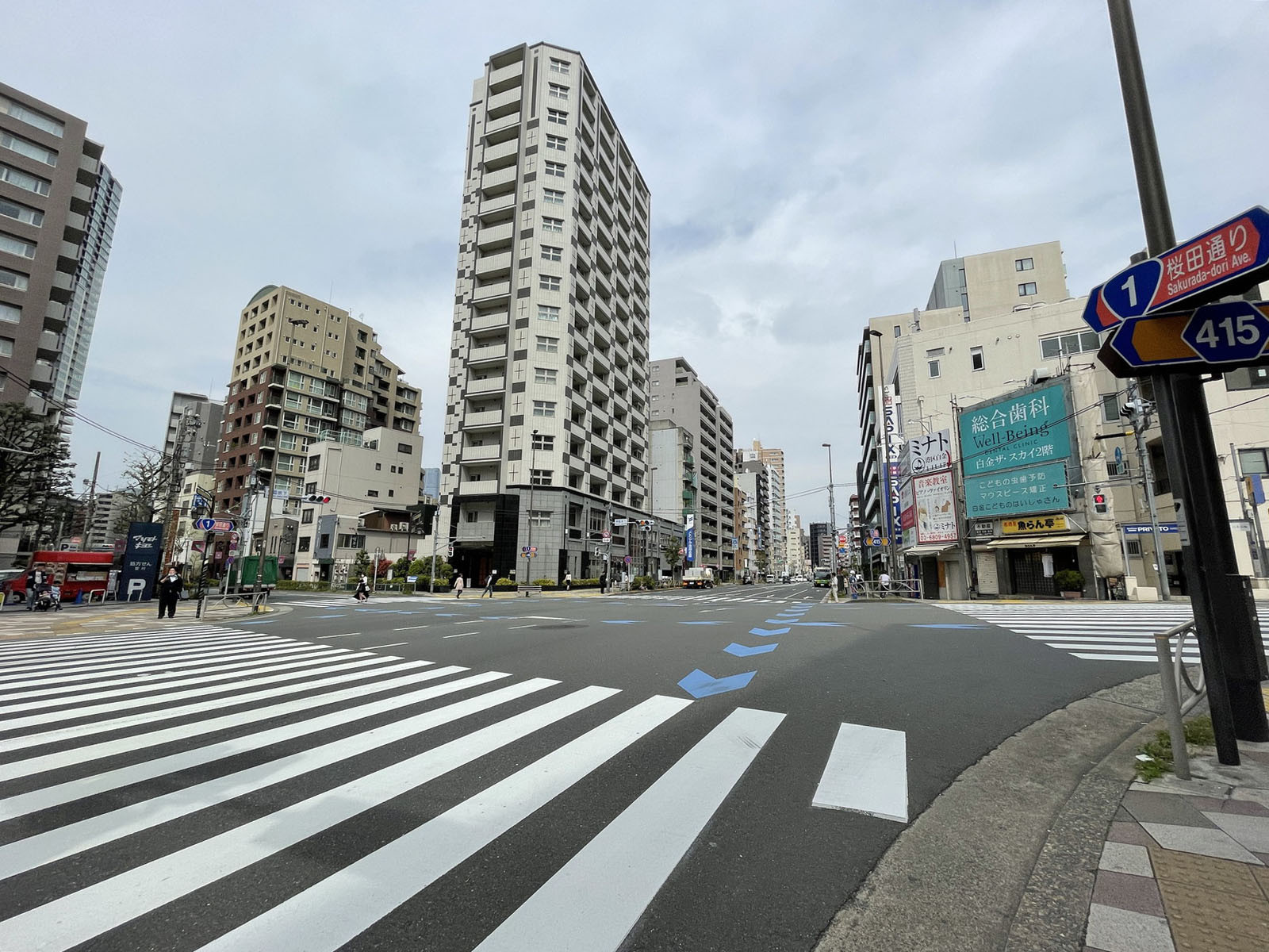 付近の桜田通り