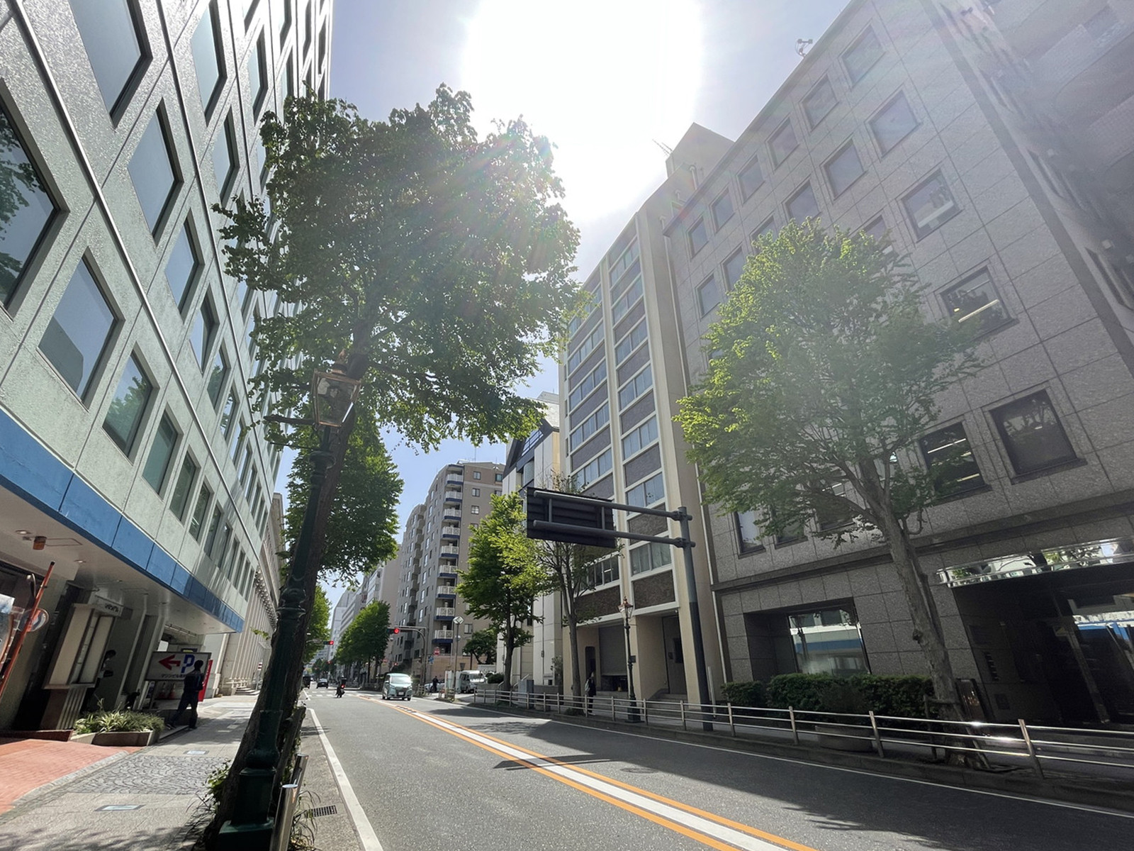 ファインズビルみなとみらい前面の通り