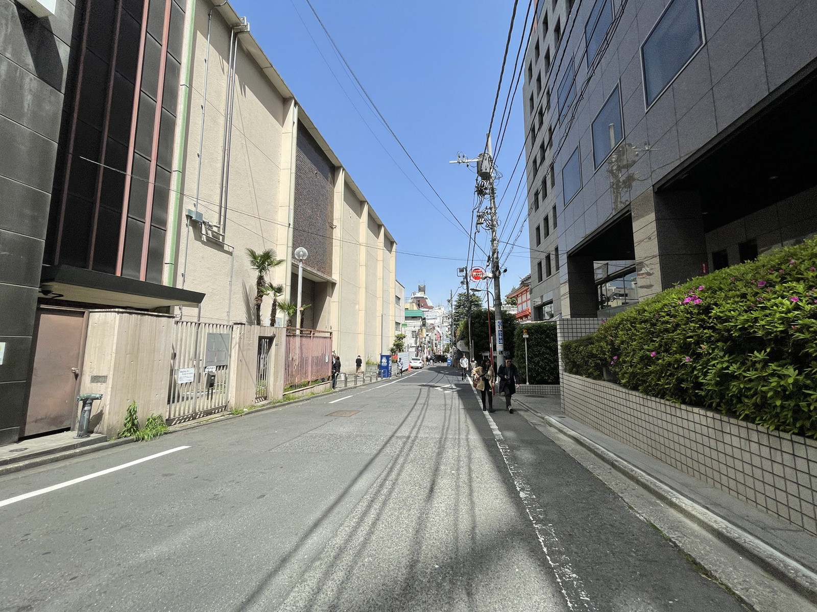 渡菱ビル前面の通り