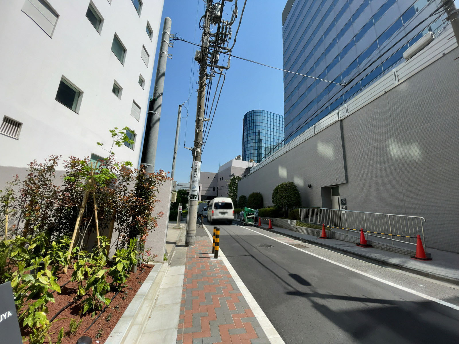 クローバー渋谷前面の通り