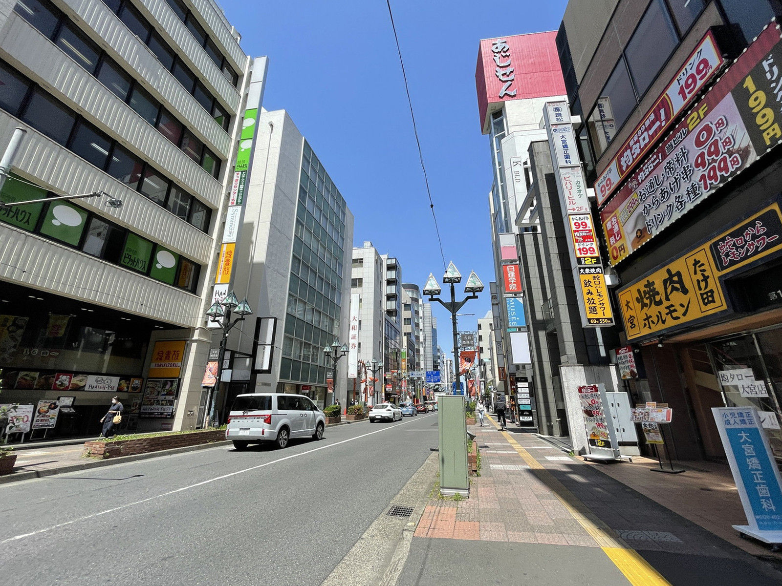 大宮MTビル前面の通り