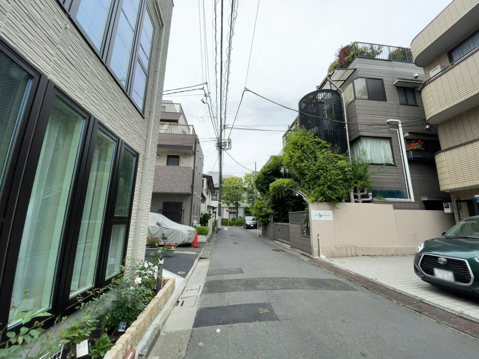 カラフル外苑パイナップル前面の通り