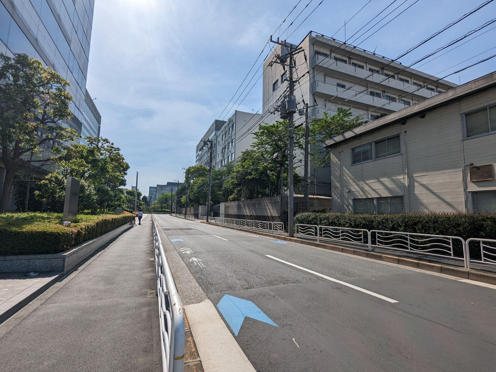 Nビル東陽町前面の通り