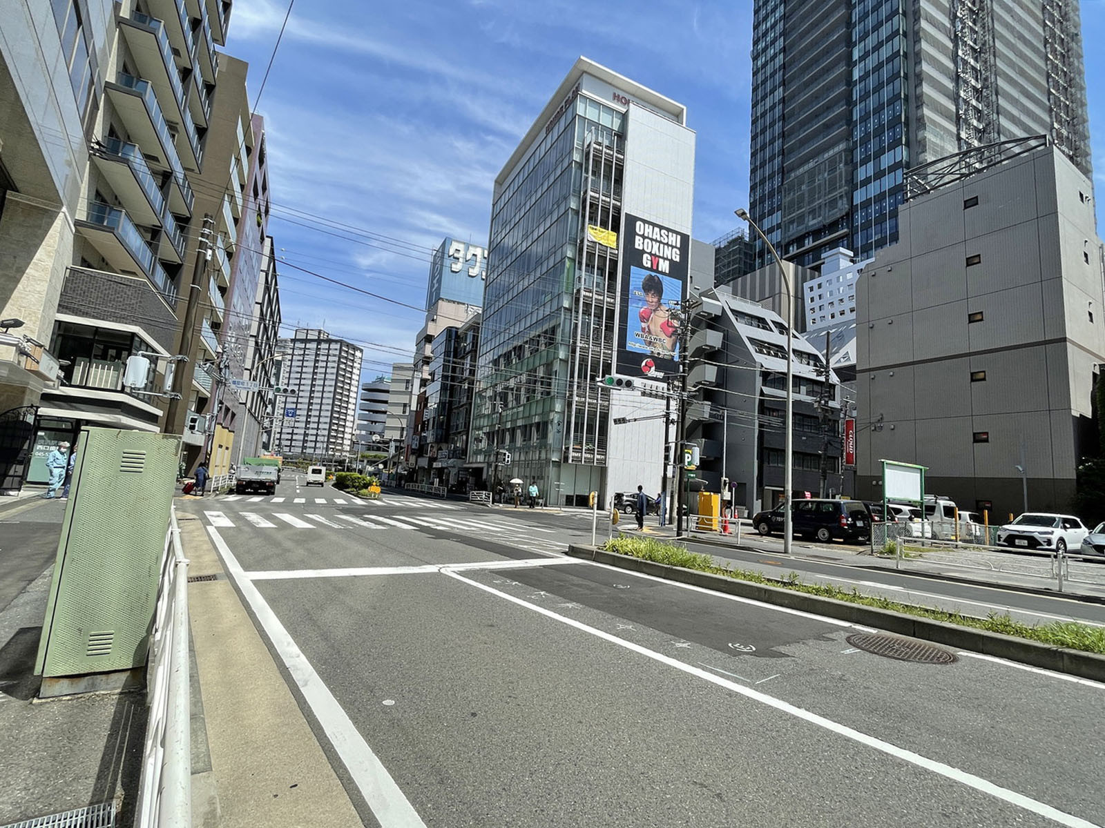 MINDANビル前面の通り