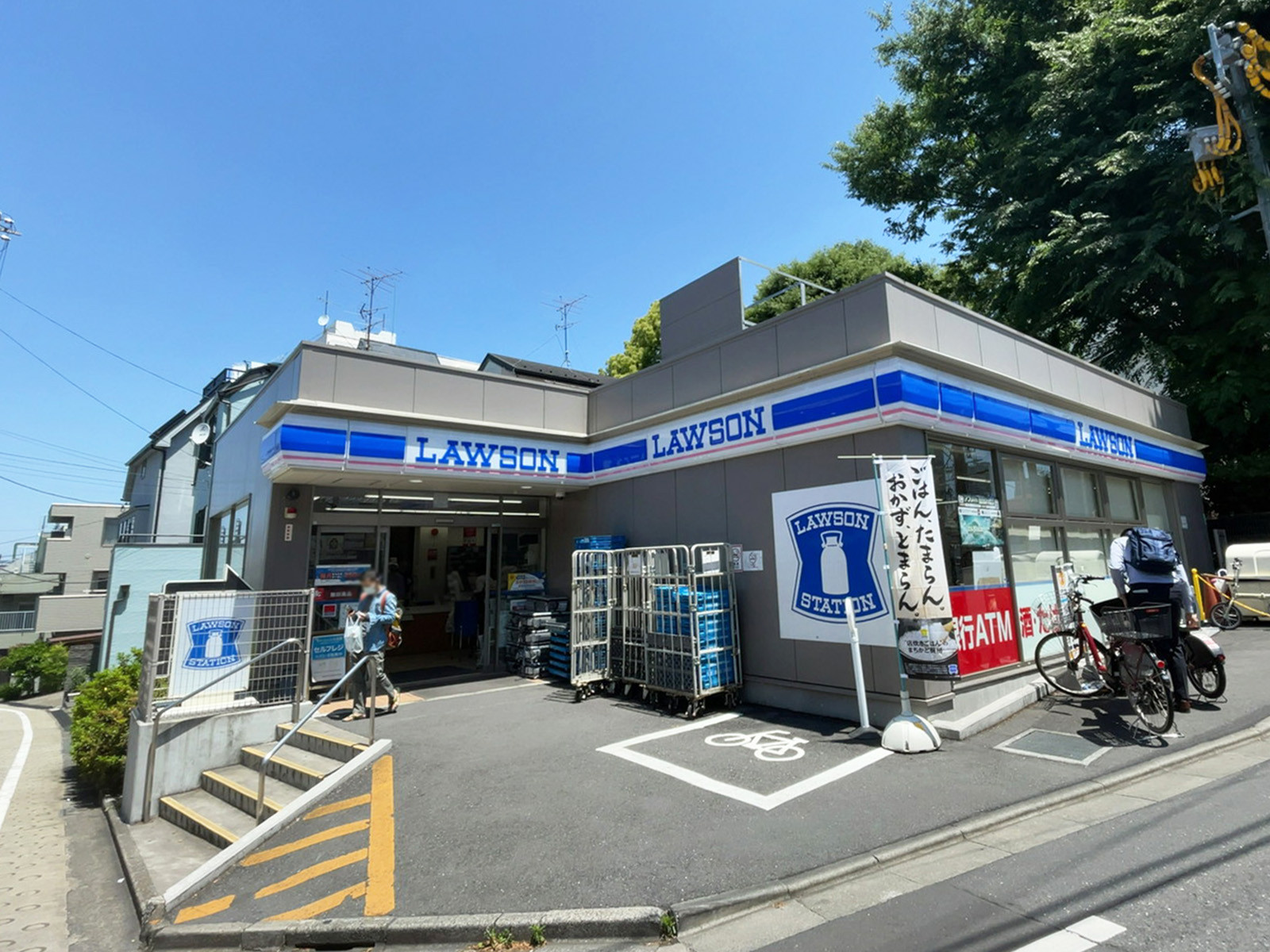 近くのローソン 神楽坂駅北店
