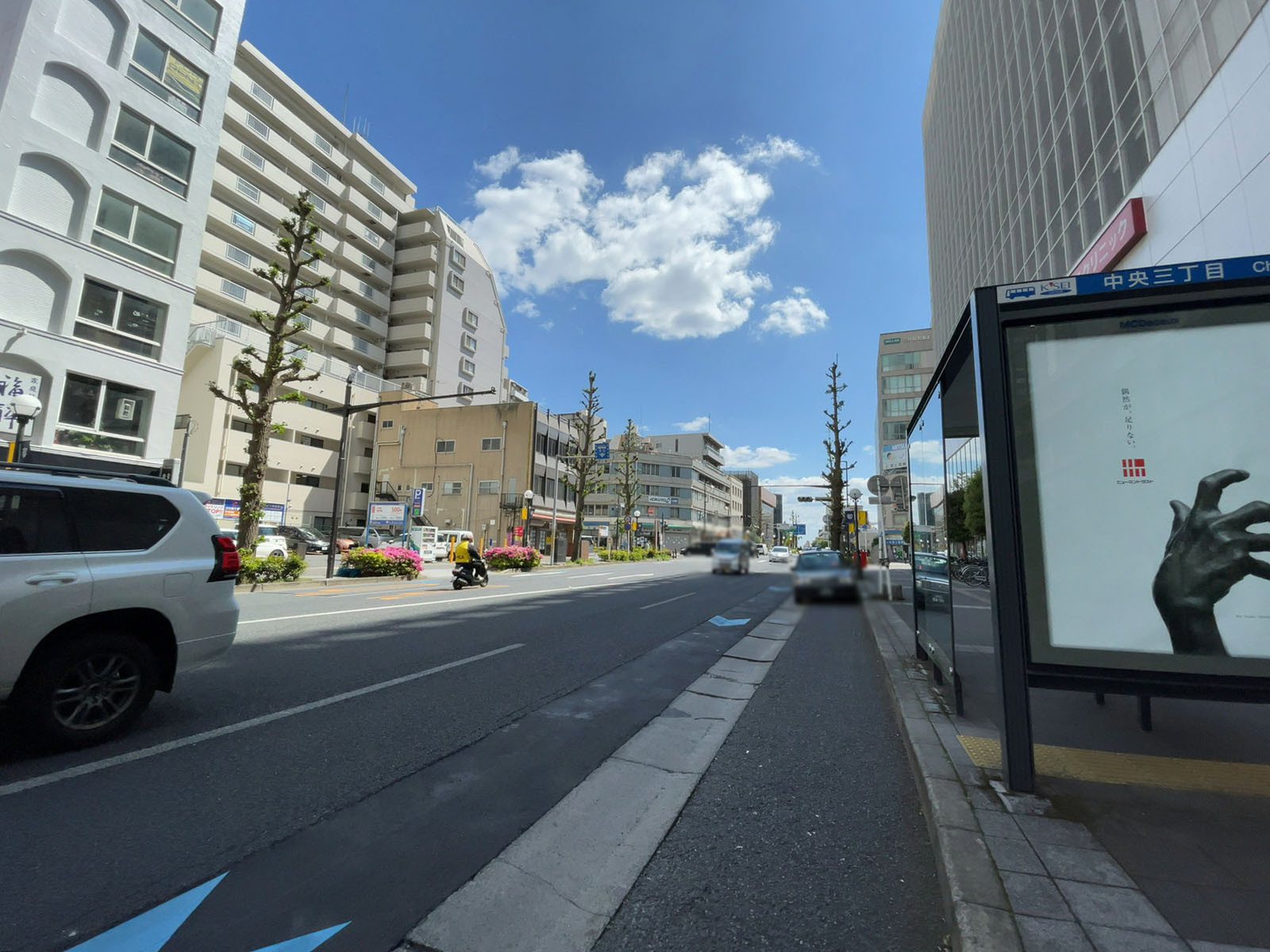 きぼーる前面のきぼーる通り