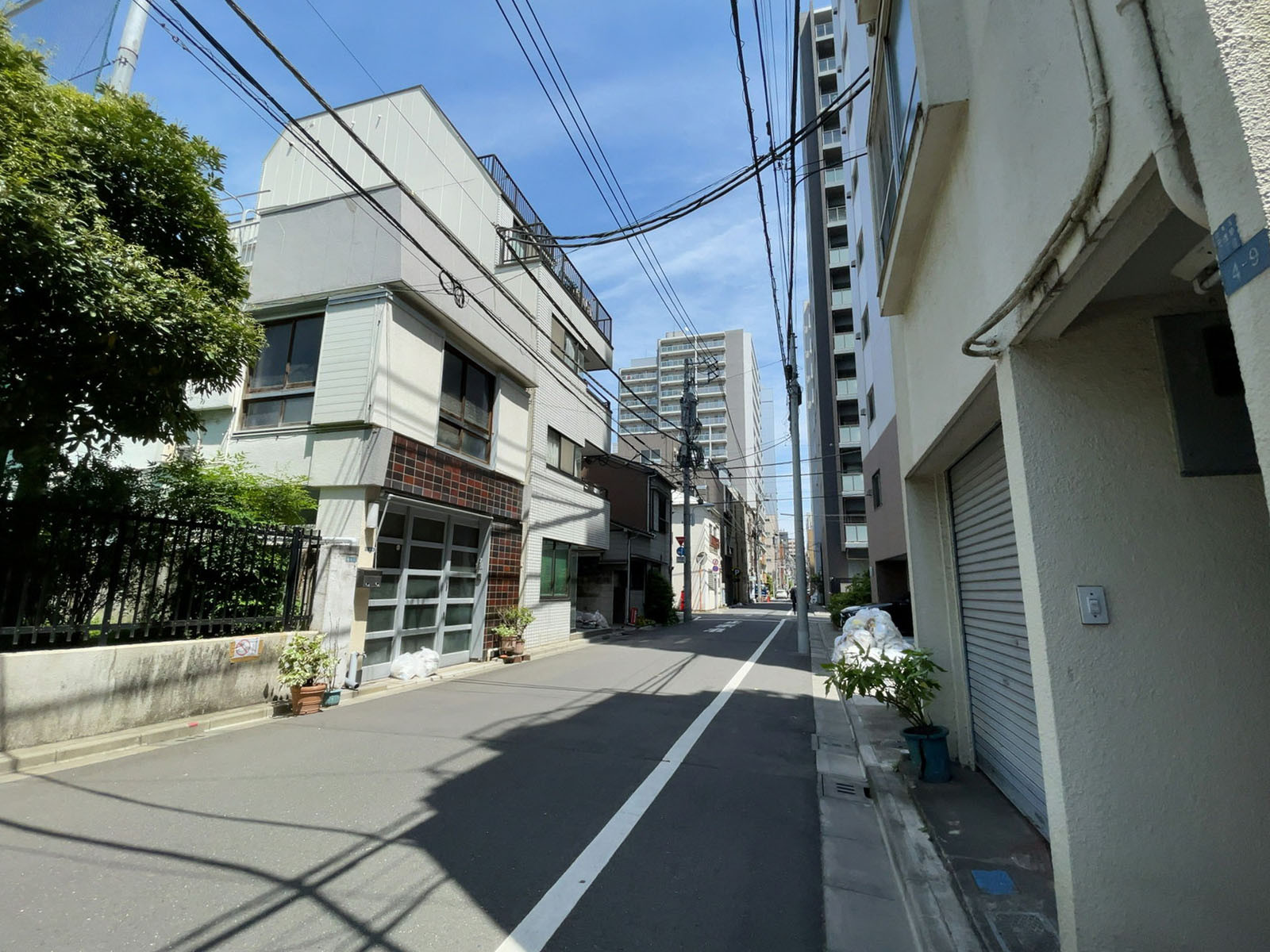 ウサギヤ第2ビル前面の通り