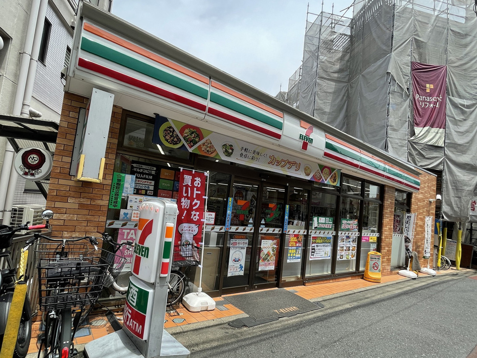 徒歩1分のセブンイレブン 不動前駅東店