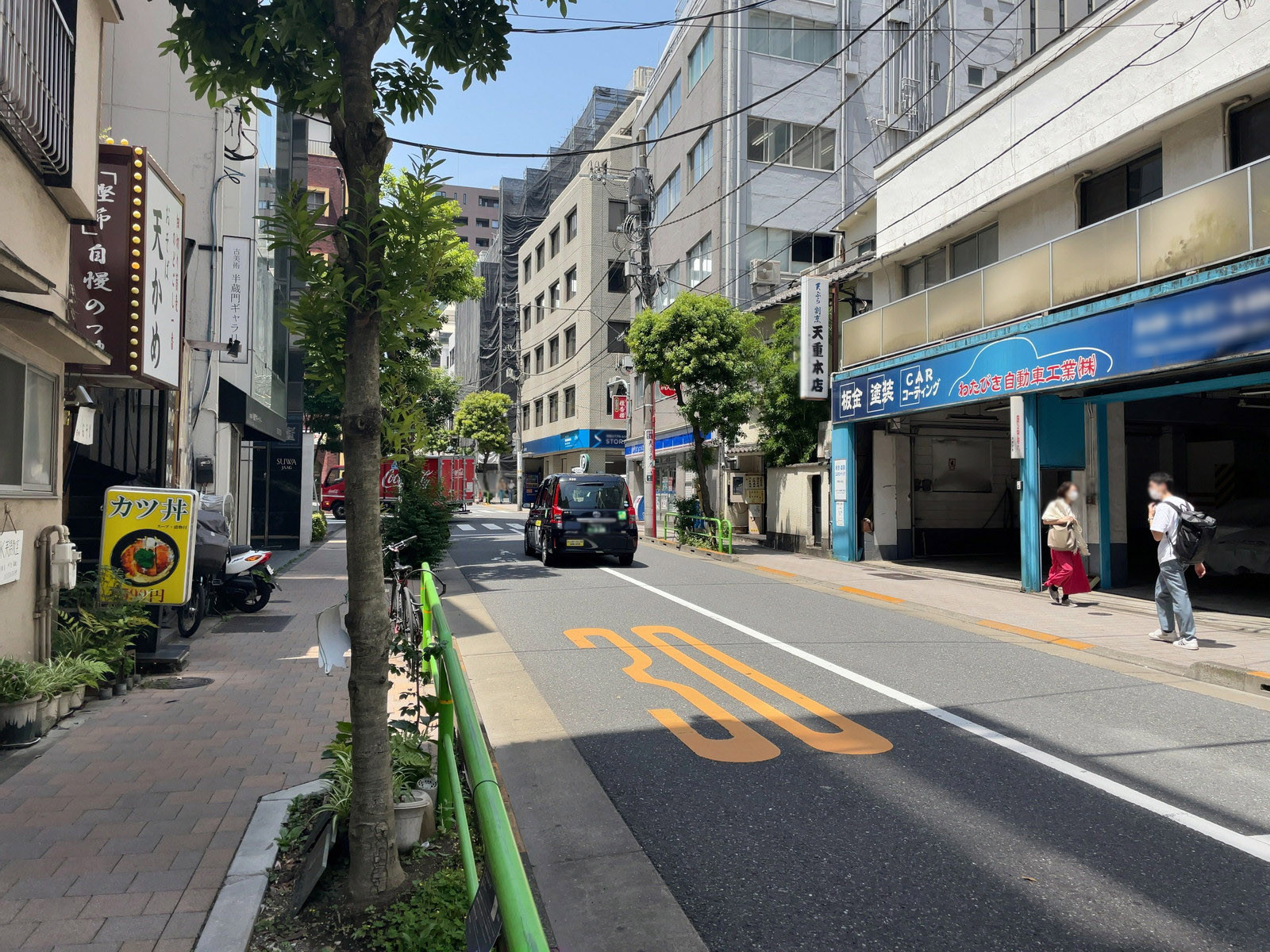 北島ビル前面の半蔵門駅通り