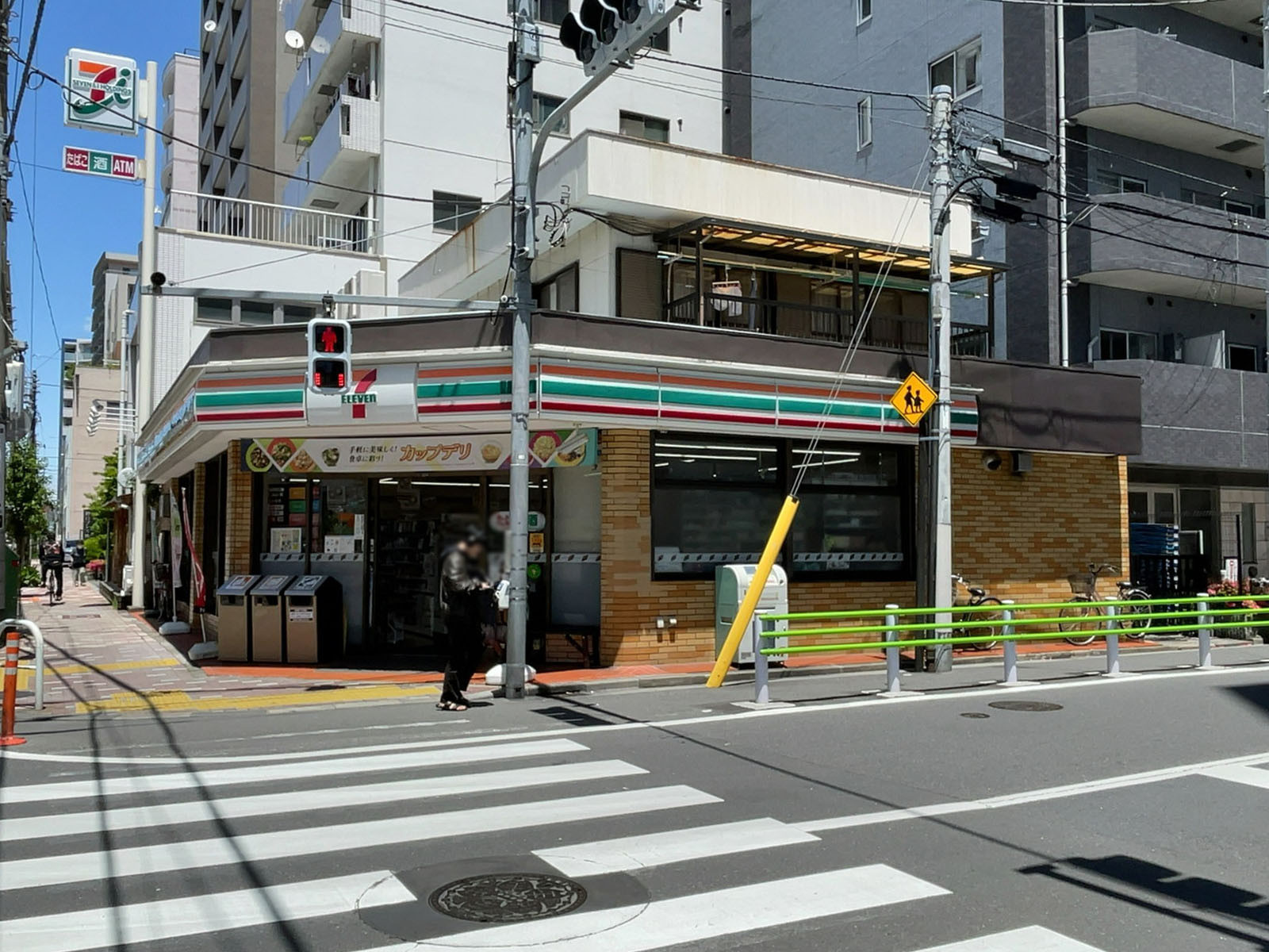 徒歩2分のセブンイレブン 墨田石原店