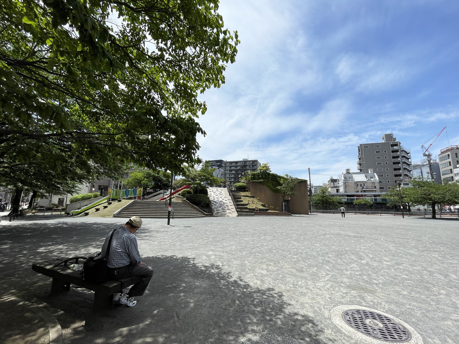 徒歩1分の福富町西公園