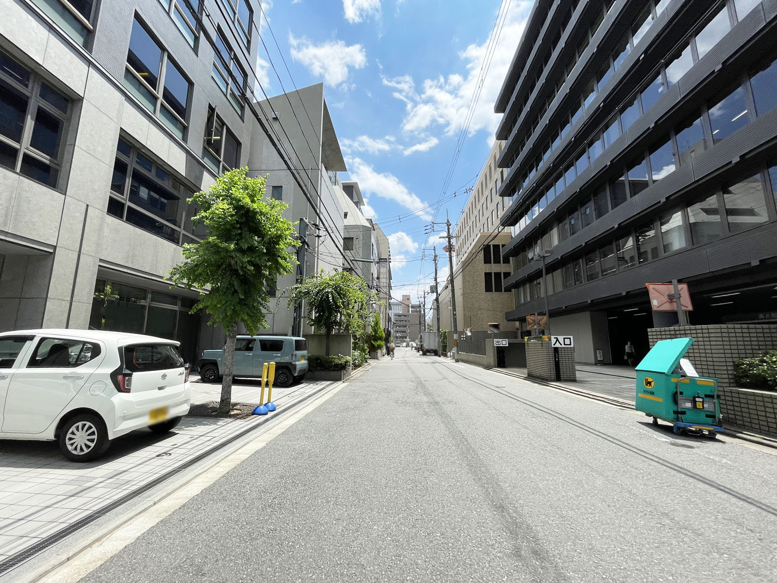 三旺京都駅前ビル前面の通り