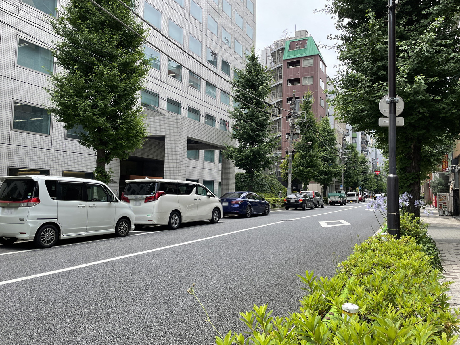 2東洋海事ビル前面の通り