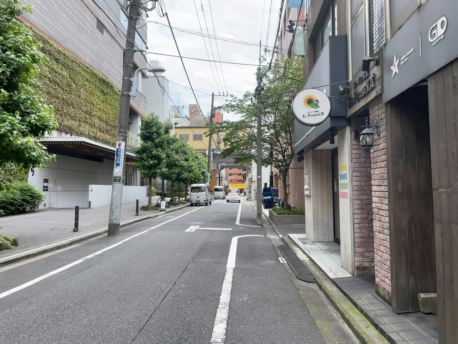 イズミナビル前面の通り
