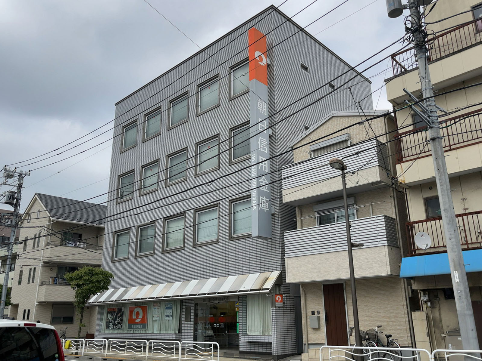 近くにある朝日信用金庫猿江支店