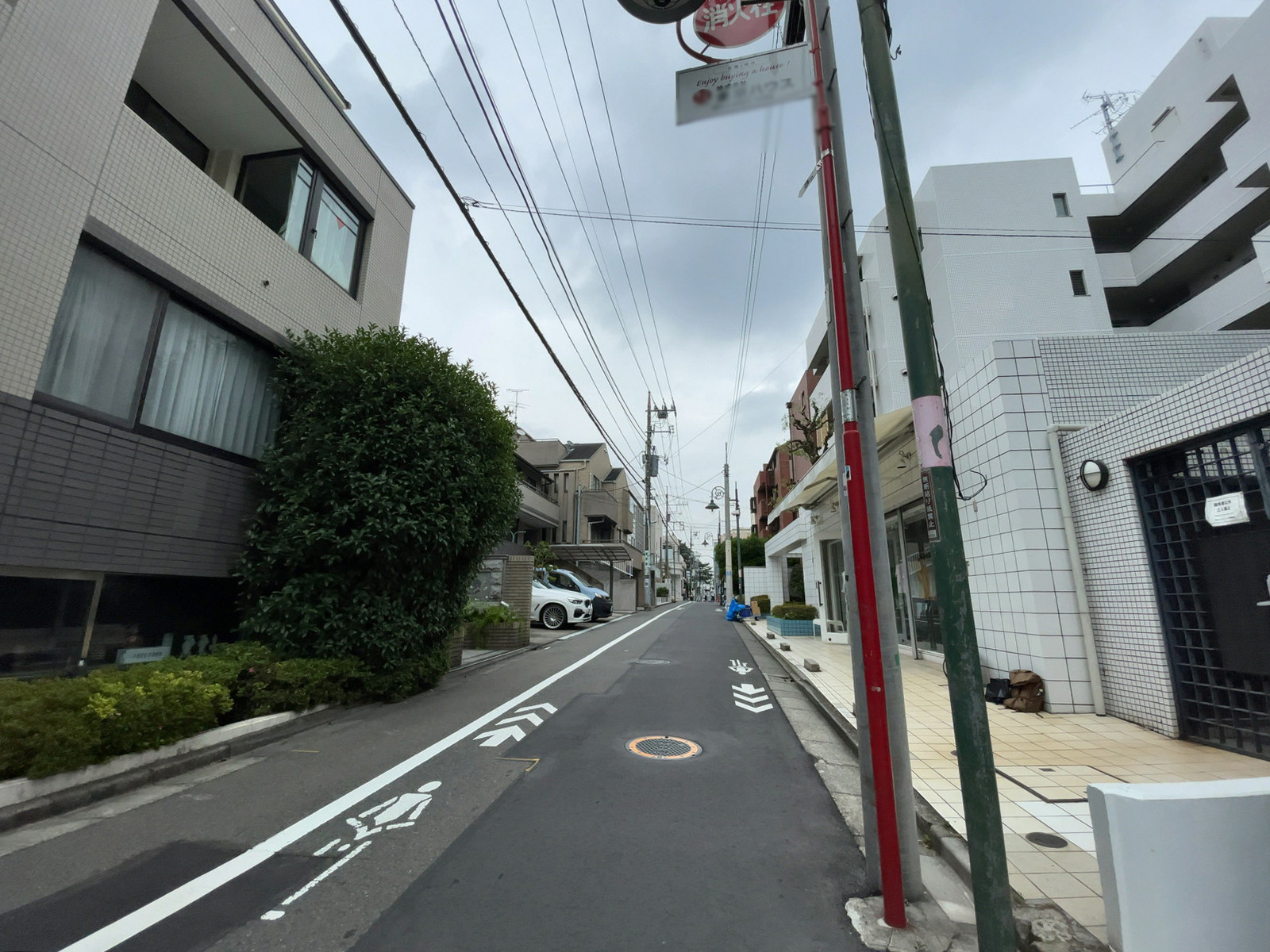T’s BRIGHTIA自由が丘2前面の通り