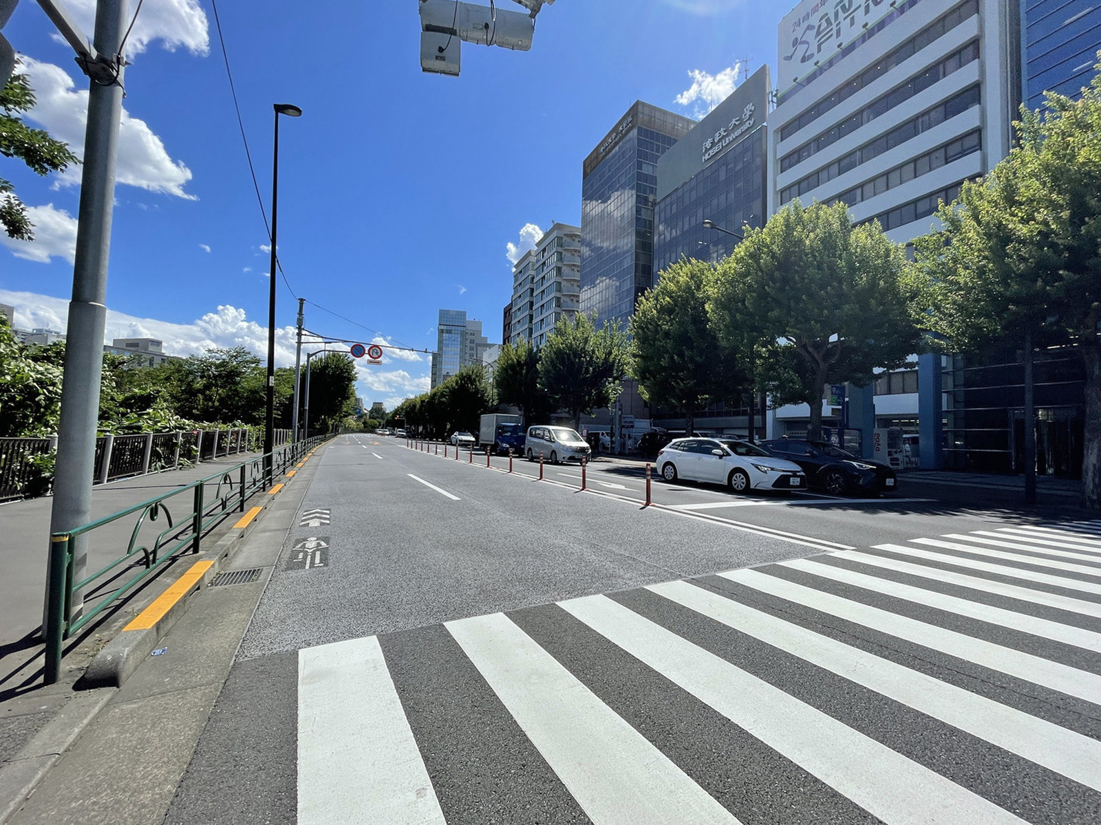 付近の外堀通り