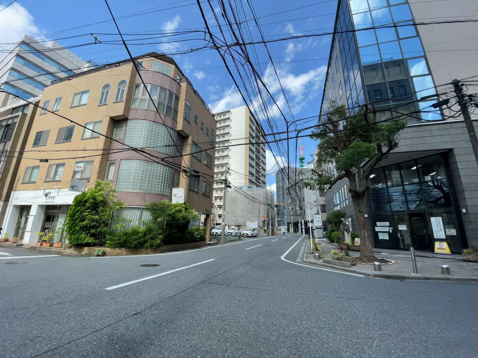 小川第2ビル前面の通り