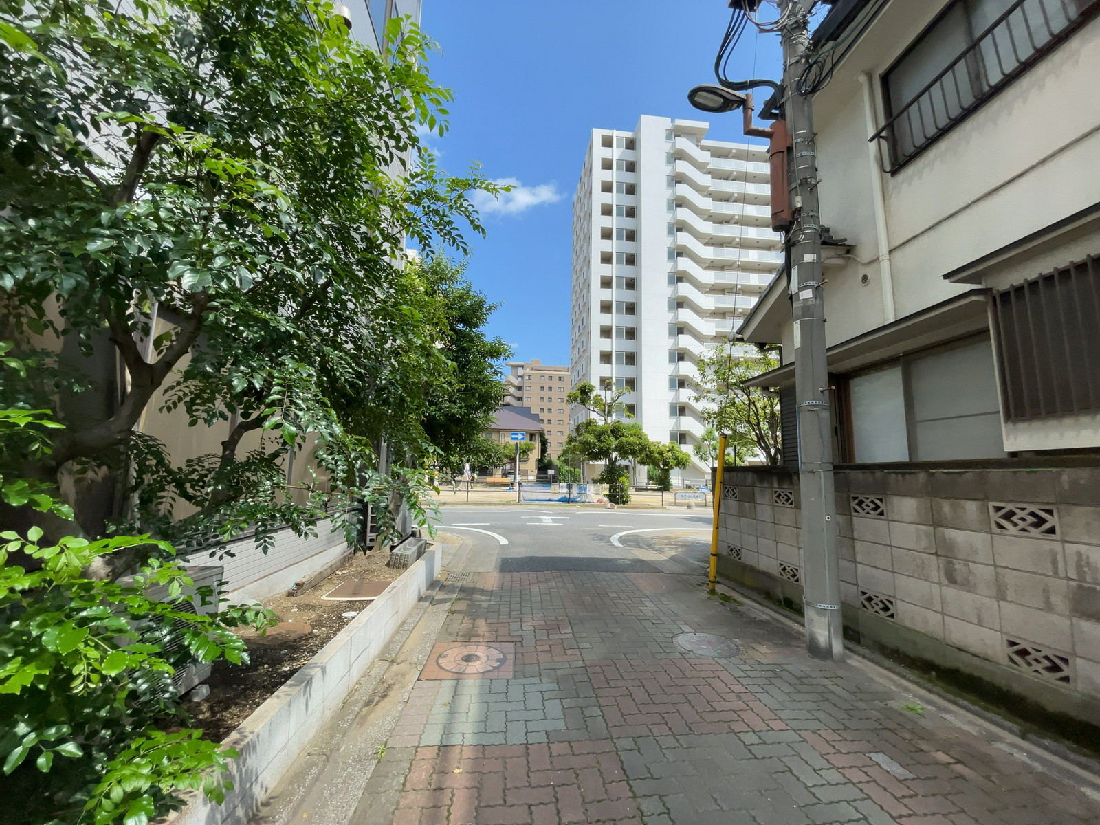 I・M・Iビル前面の通り