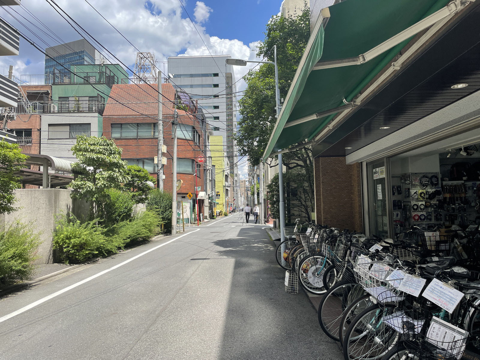 コジマビル前面の通り
