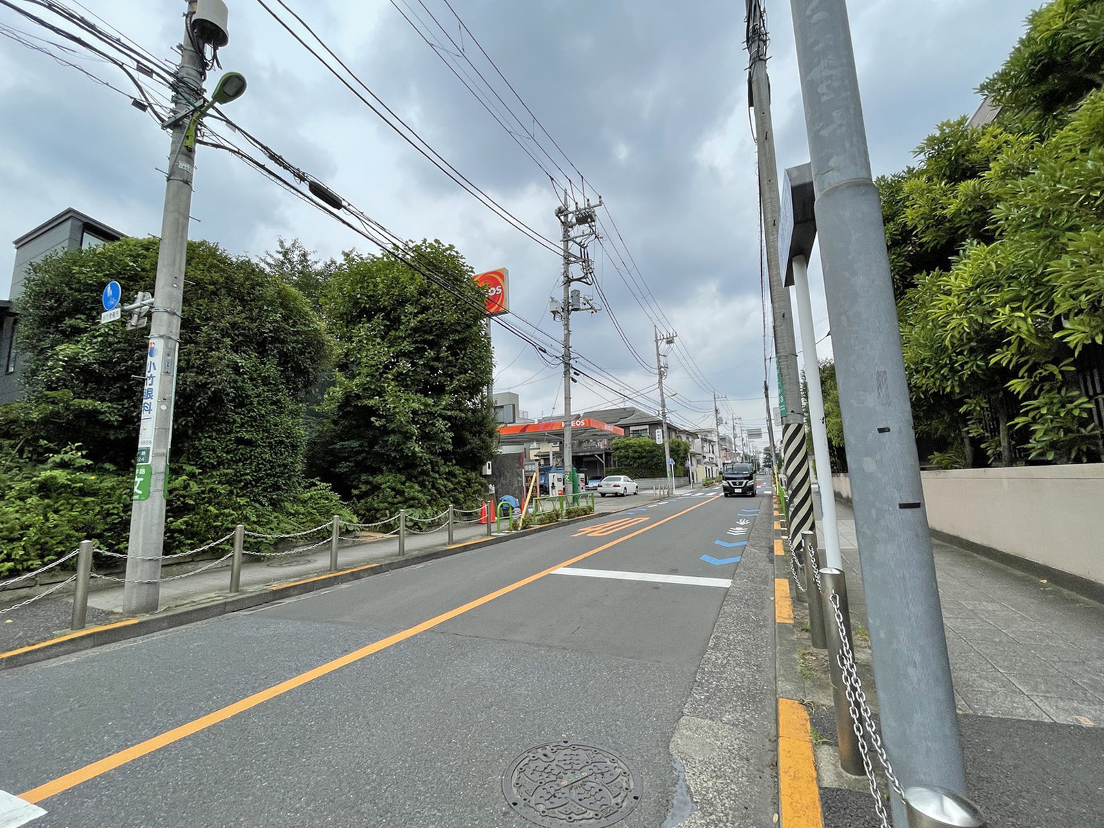 付近の西福寺通り