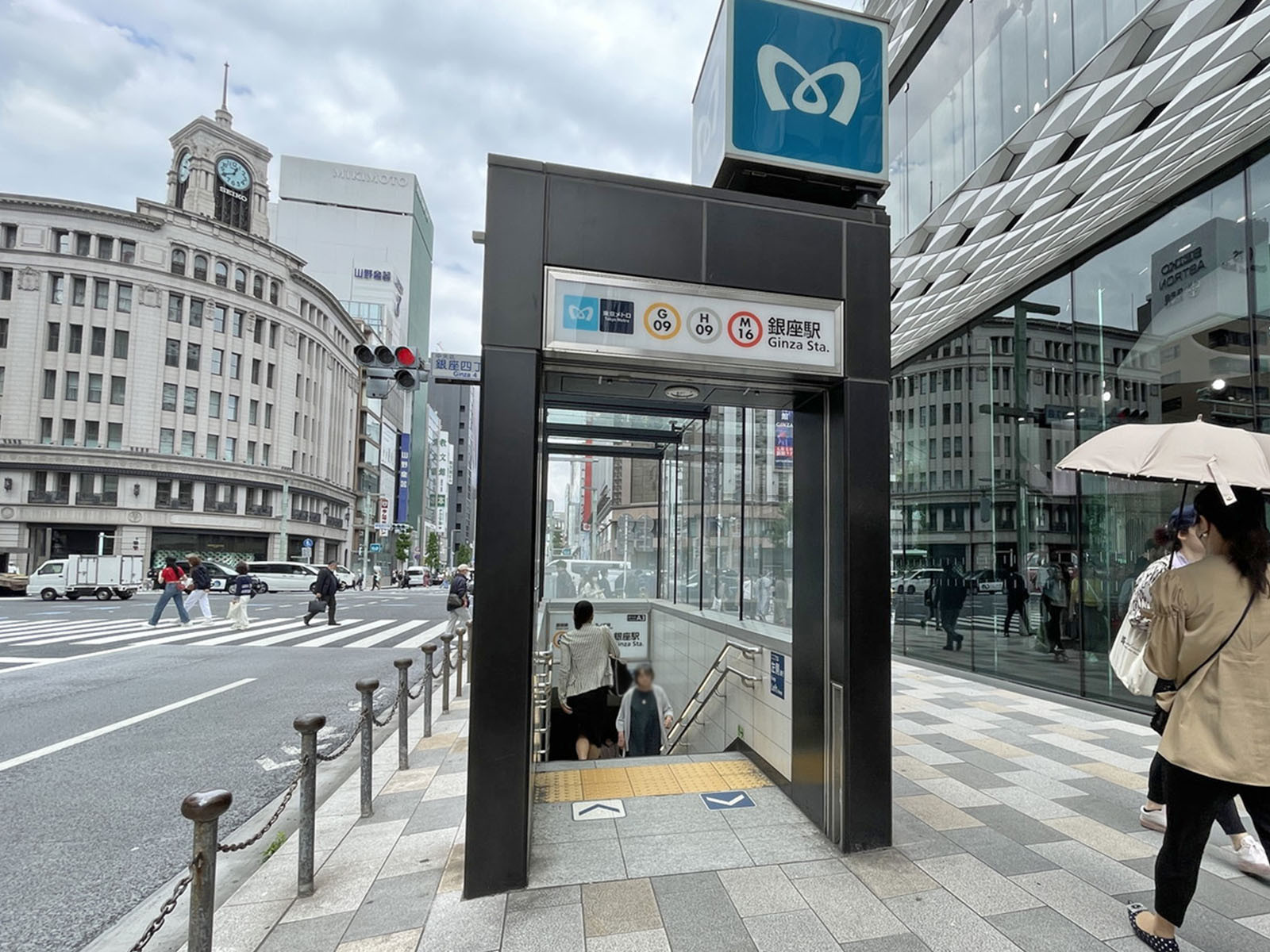 最寄りの「銀座駅」