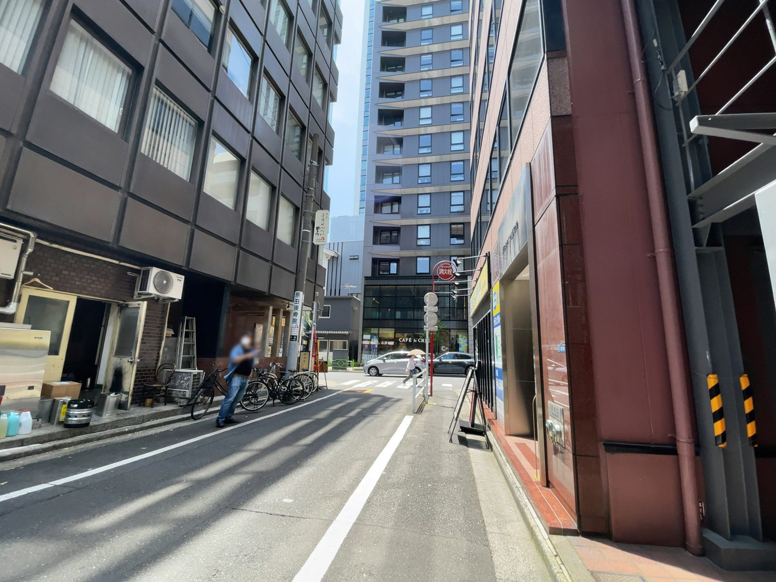 タチバナ銀座ビル前面の通り