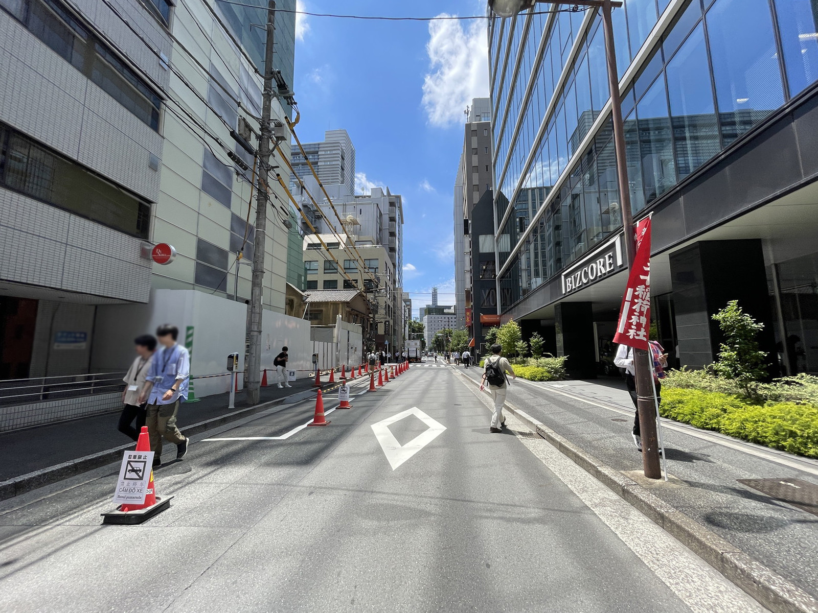 BIZCORE神保町前面の通り