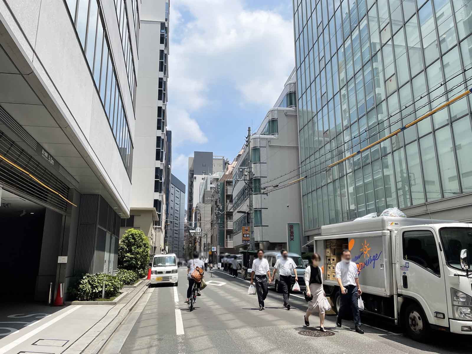 望月ビル前面の麹町南通り
