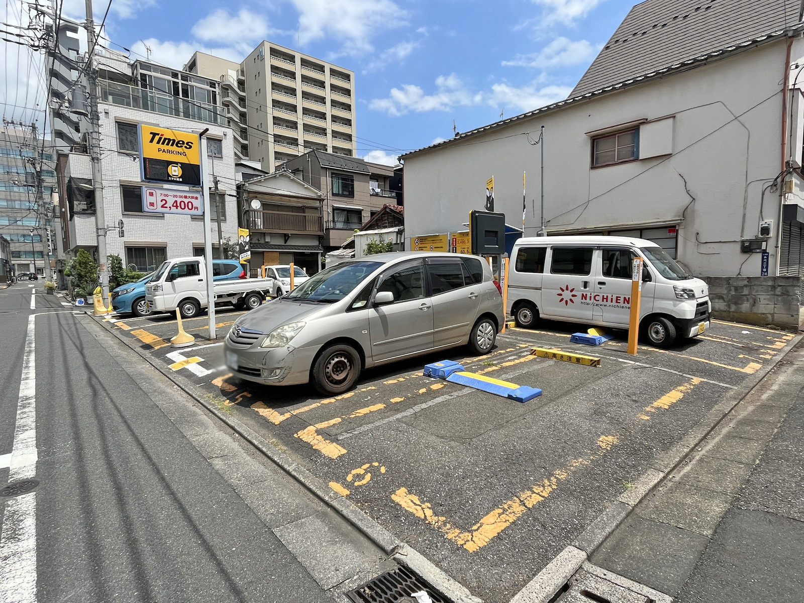 同じ並びのコインパーキング
