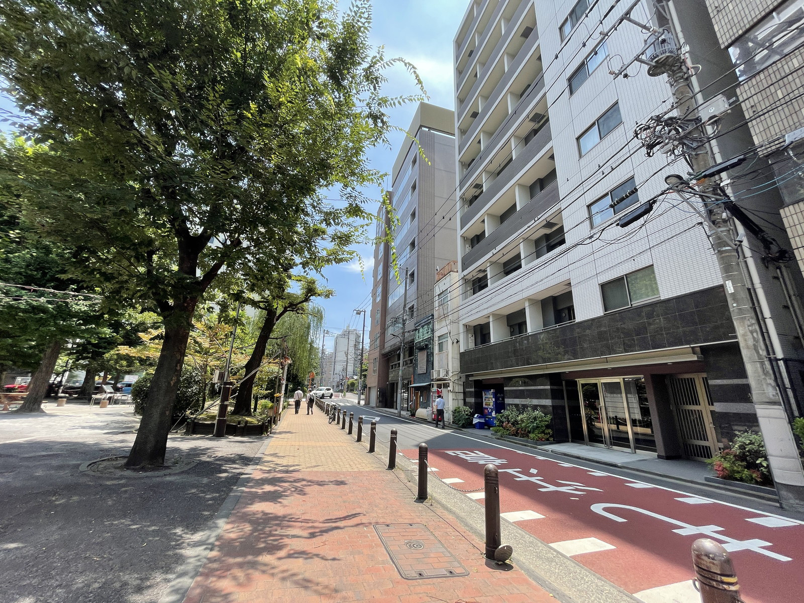 Biz Feel GINZA PARK SIDE前面の通り