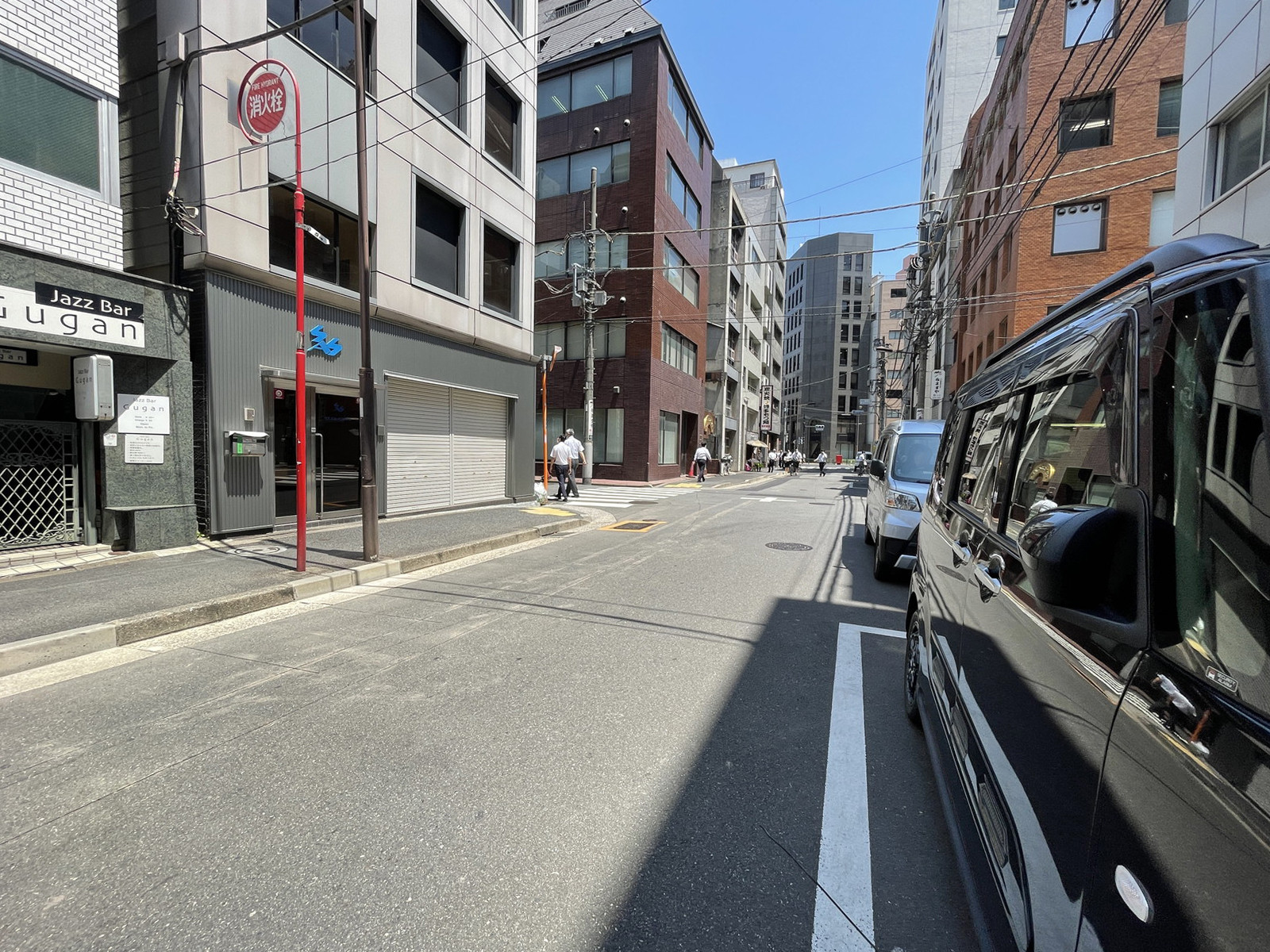 TATE神田ビル前面の通り