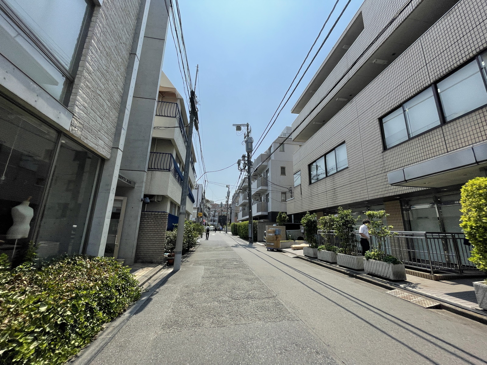 千駄ヶ谷S'ビル前面の通り