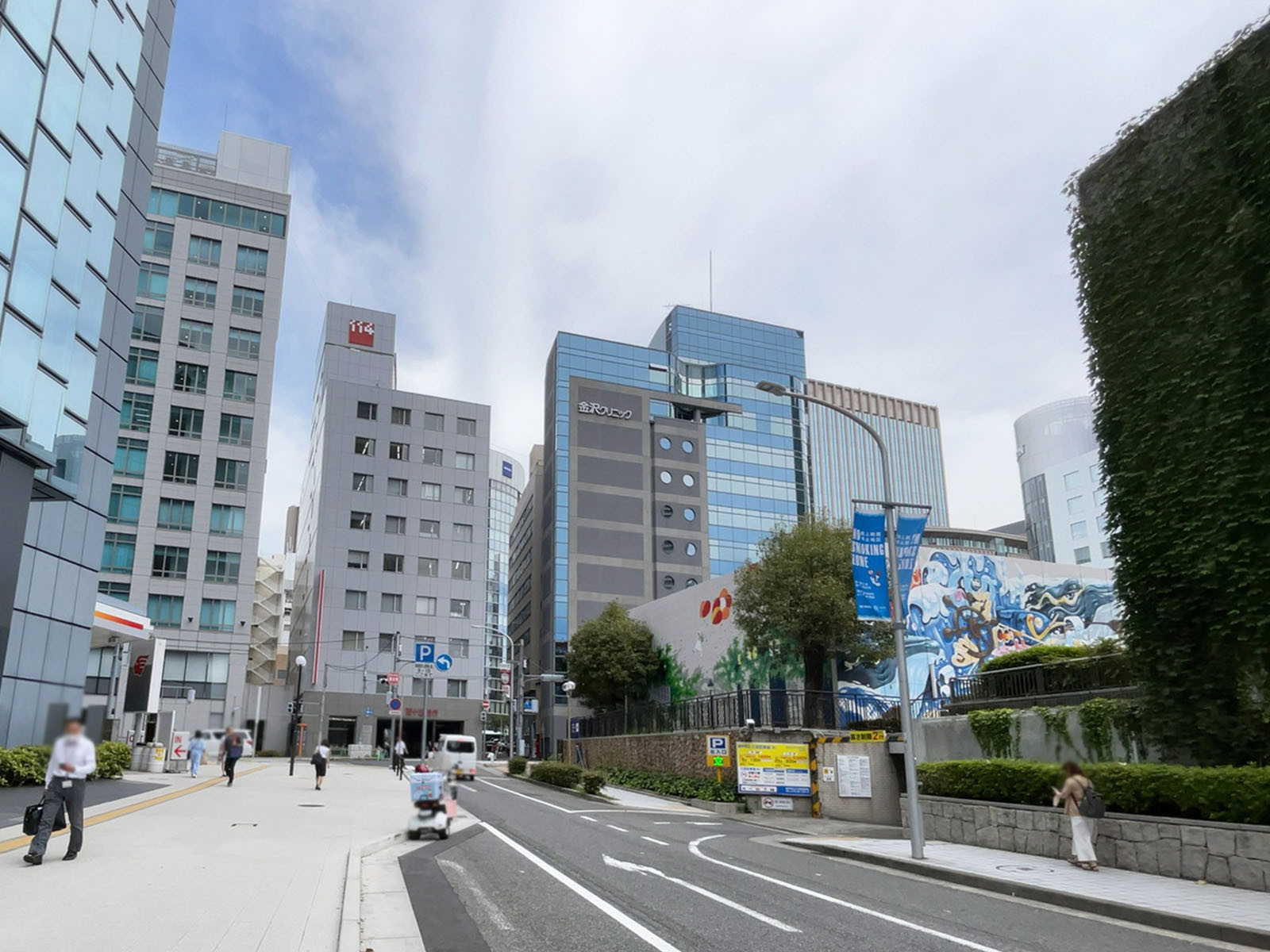 井門神戸ビル前面の通り