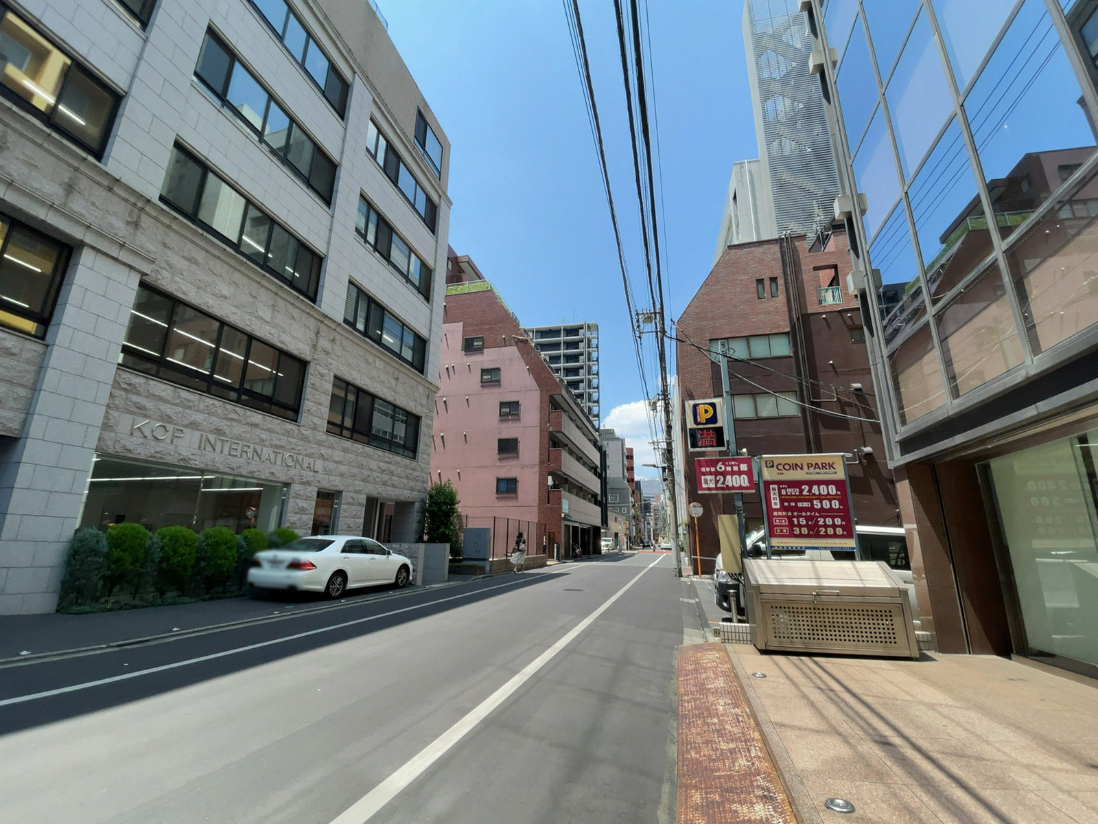 TSG御ビル前面の通り苑