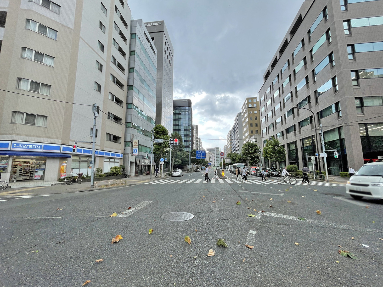 付近の新大橋通り